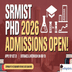 SRM University Chennai Opens PhD Admission 2026; Apply by October 31